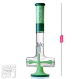 ALEAF GLASS INLINE PERC BONG WITH SCIENTIFIC DESIGN
