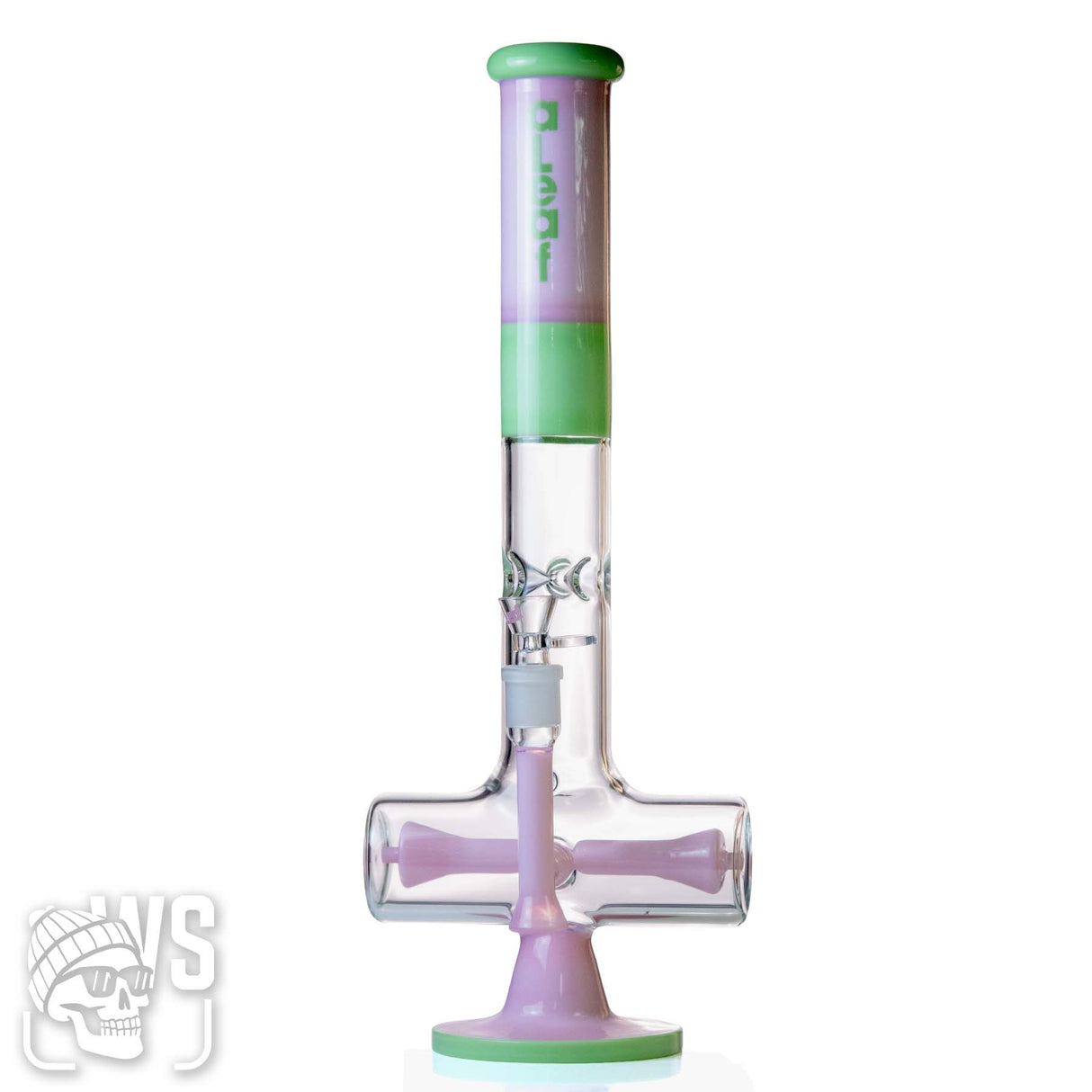 ALEAF GLASS INLINE PERC BONG WITH SCIENTIFIC DESIGN