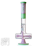 ALEAF GLASS INLINE PERC BONG WITH SCIENTIFIC DESIGN
