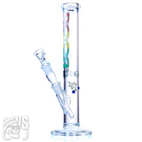 ROOR GLASS STRAIGHT TUBE BONG WITH ICE CATCHER
