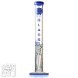 IC GLASS STRAIGHT TUBE BONG WITH ICE CATCHER