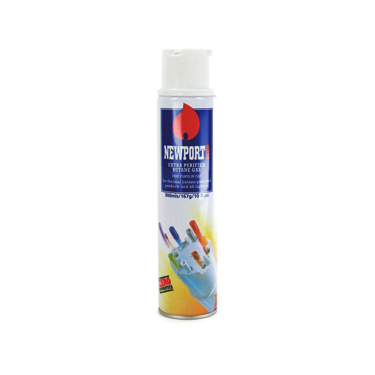 NEWPORT ZERO 300ML EXTRA PURIFIED BUTANE FUEL LIGHTER REFILL GAS