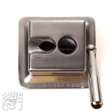 FirstLand desktop double guillotine cigar cutter with lever handle cigar cutter