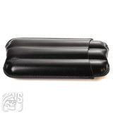 Wesmoke leather 3 cigar case black cigar travel case