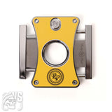 Rocky Patel double guillotine cigar cutter yellow cigar cutter