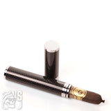 Wesmoke carbon fiber single cigar tube black cigar travel case