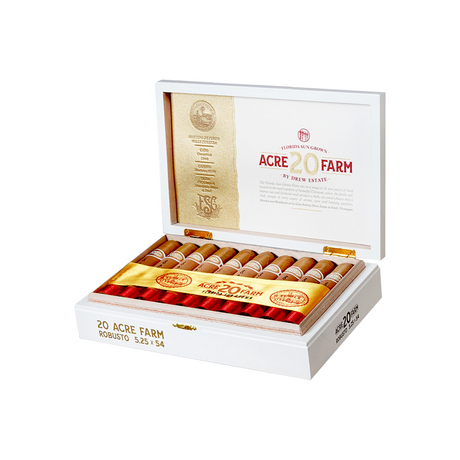 Drew Estate fsg 20 acre farm robusto 5"1/4 x 54 box of 20 robusto cigar