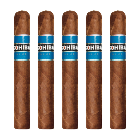 Cohiba blue robusto 5 1/2 x 50 pack of 5 robusto cigar