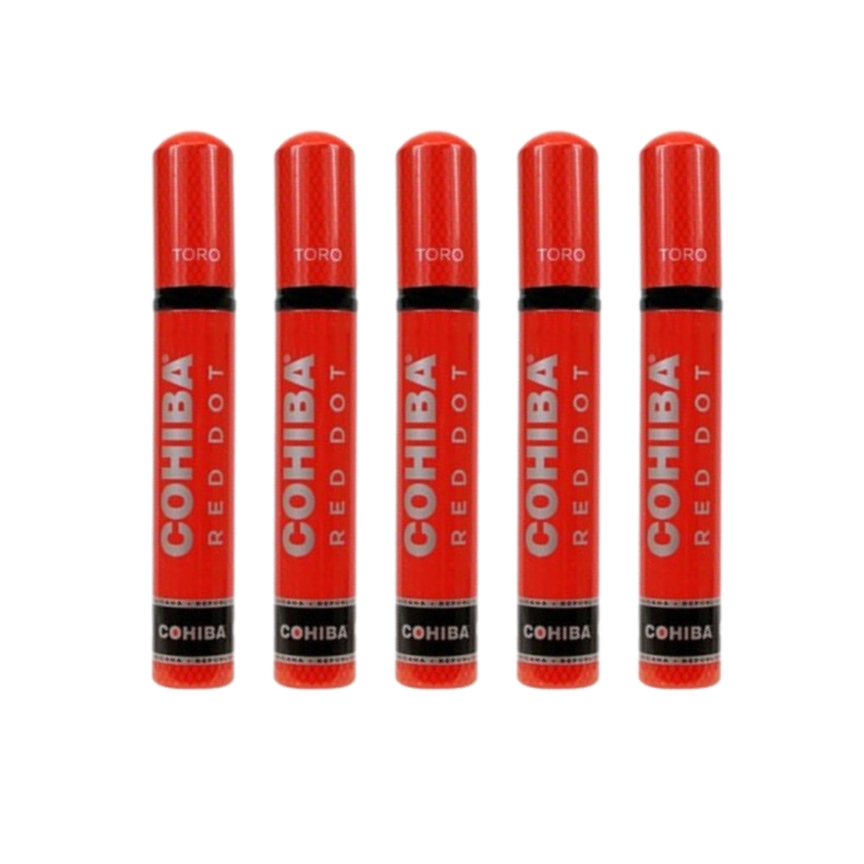 Cohiba red dot toro tubo pack of 5 robusto cigar
