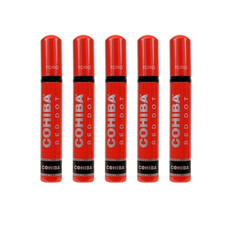 Cohiba red dot toro tubo pack of 5 robusto cigar