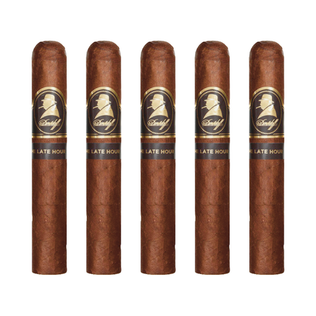 Davidoff winston churchill late hour robusto 5 inch by 52 pack of 5 robusto cigar