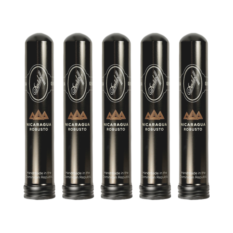 Davidoff nicaragua robusto tubos 5 x 50 pack of 5 robusto cigar