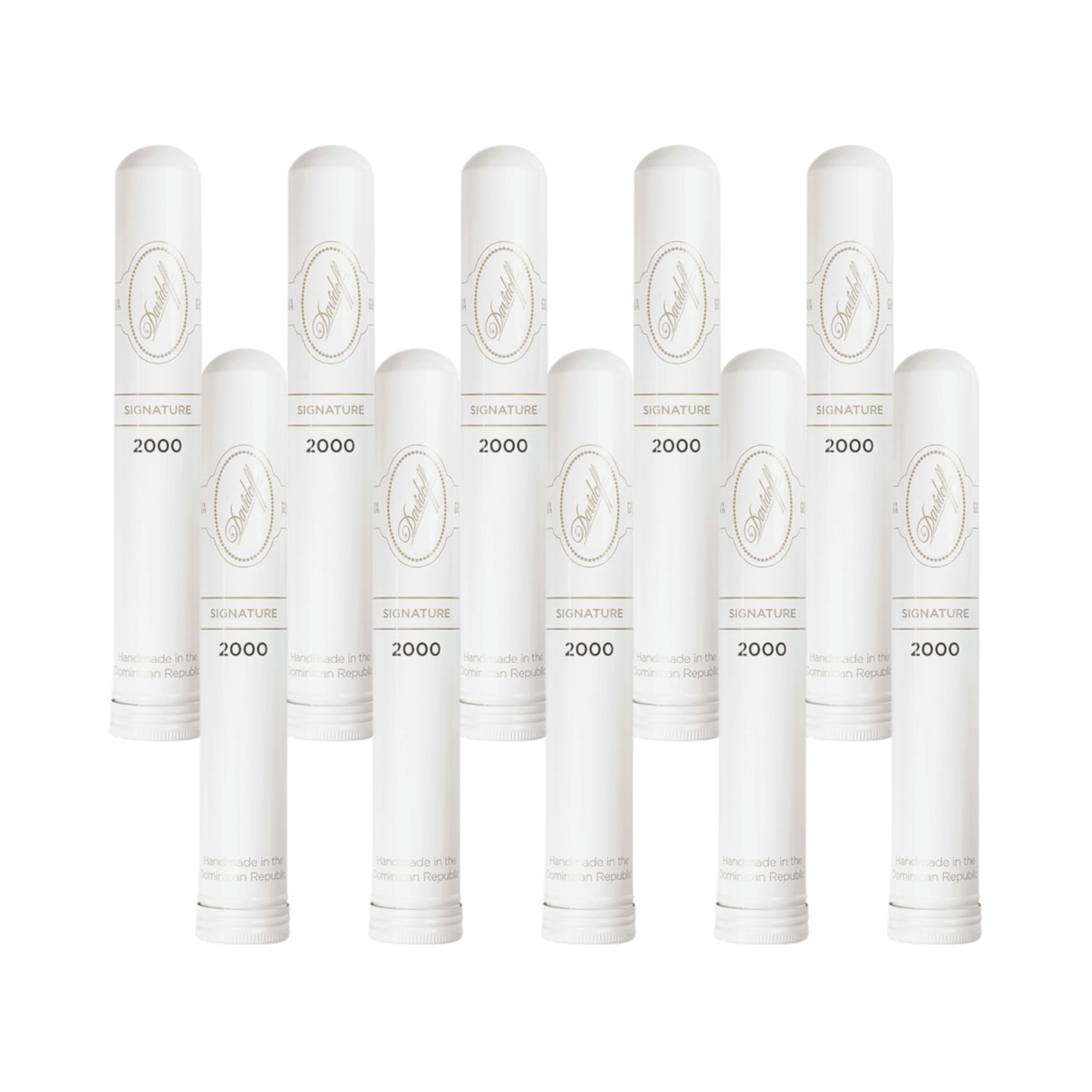 Davidoff signature 2000 tubos 5" x 43 pack of 10 robusto cigar