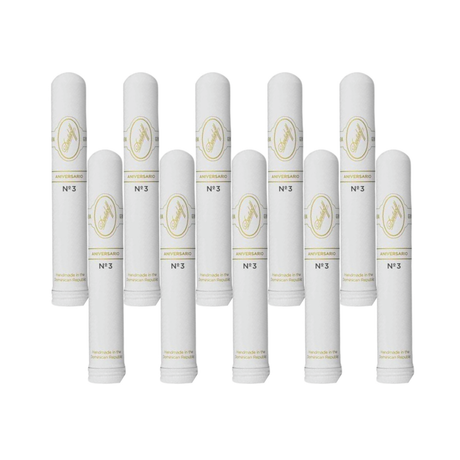Davidoff aniversario no. 3 tubos pack of 10 robusto cigar