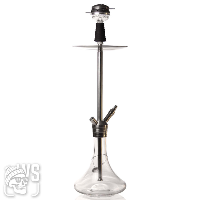 Amy deluxe stainless steel ss 09 tr transparent single-hose hookah