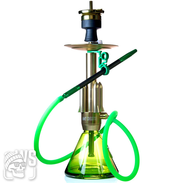 Amy Deluxe little rocket 067.02 green single-hose hookah