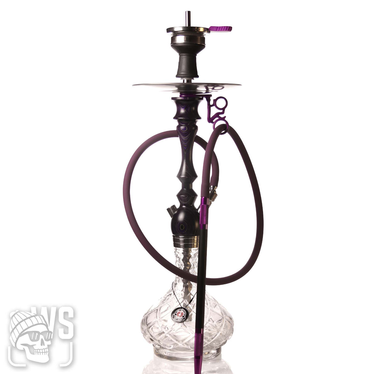 Amy Deluxe bohemian cut 101.01 tr purple single-hose hookah