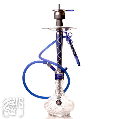 Amy Deluxe amy deluxe 102.01 tr hookah blue single-hose hookah