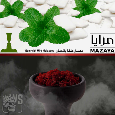 Mazaya MAZAYA GUM WITH MINT HOOKAH FLAVOR 1kg Hookah Tobacco