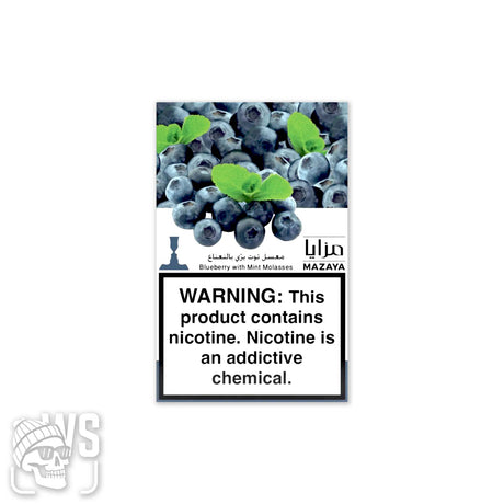 Mazaya MAZAYA BLUEBERRY WITH MINT HOOKAH FLAVOR 50g Hookah Tobacco