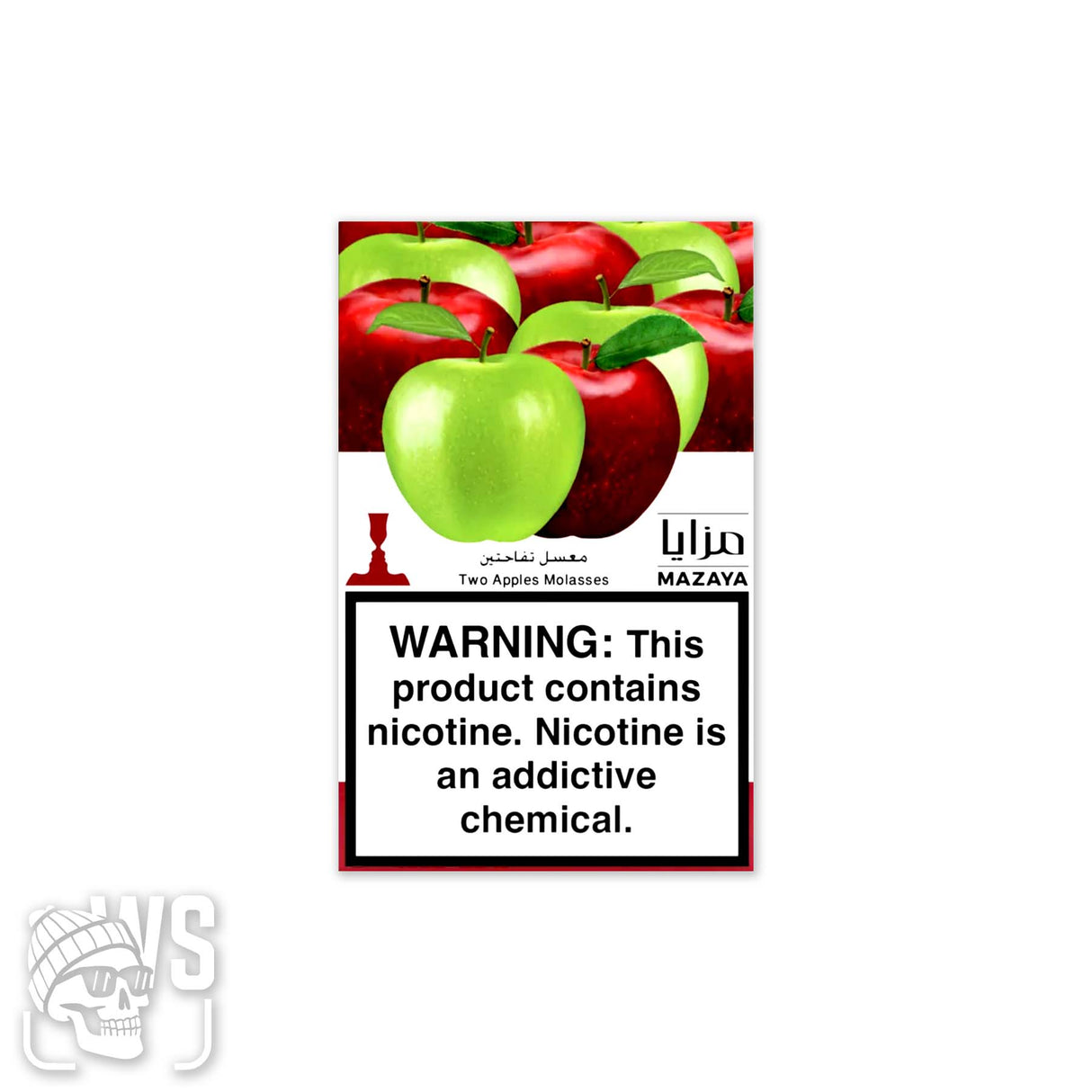 Mazaya MAZAYA TWO APPLES HOOKAH FLAVOR 50g Hookah Tobacco