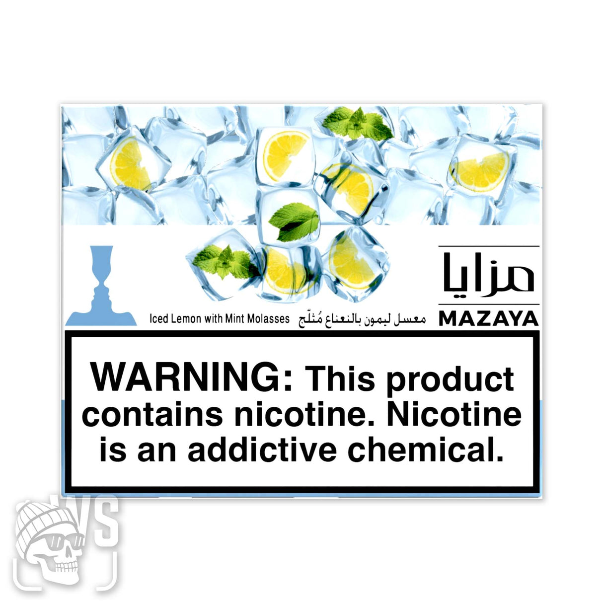 Mazaya MAZAYA ICED LEMON WITH MINT HOOKAH FLAVOR 250g Hookah Tobacco