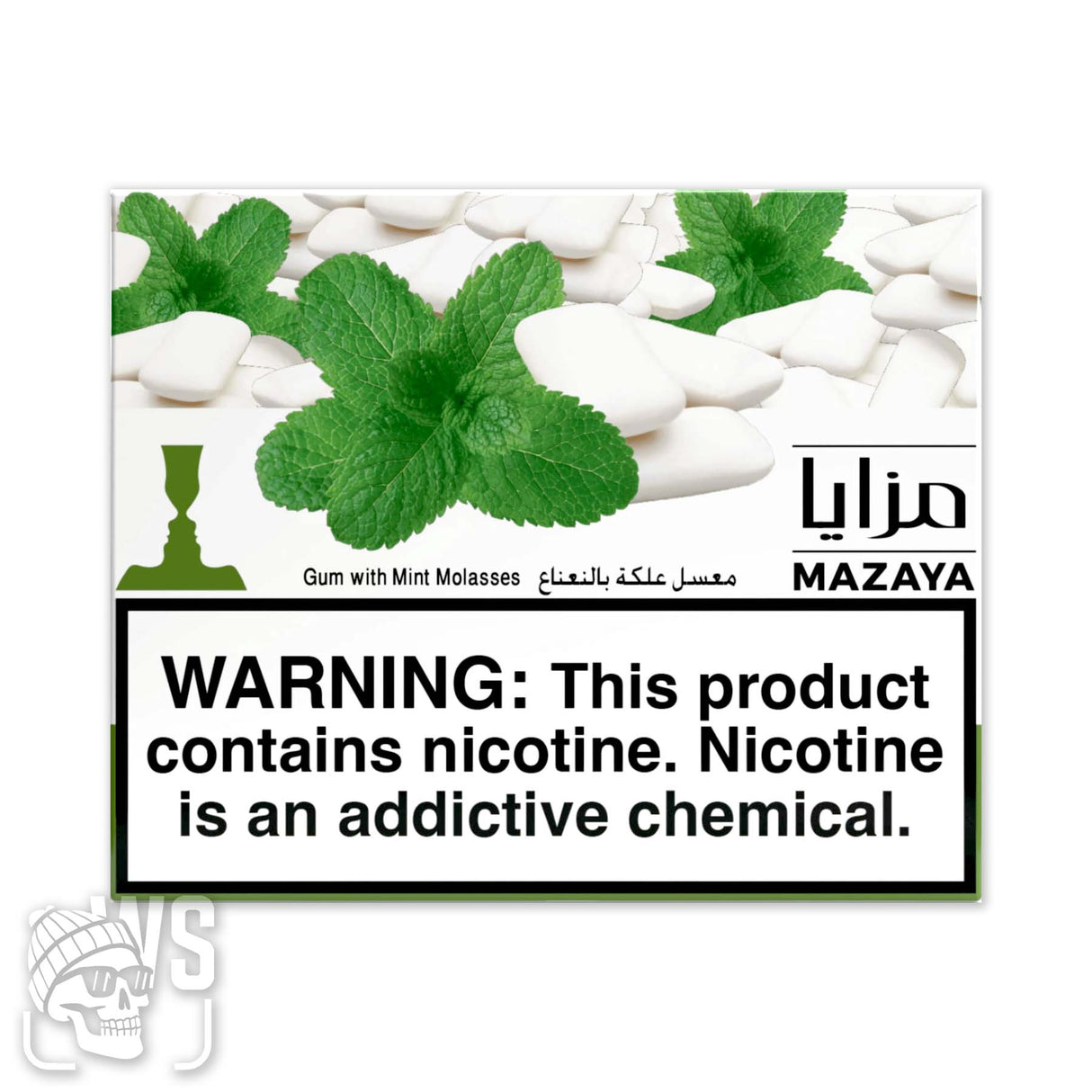 Mazaya MAZAYA GUM WITH MINT HOOKAH FLAVOR 250g Hookah Tobacco