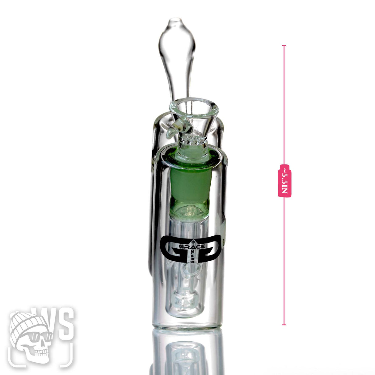 GRACE GLASS CLEAR SCIENTIFIC GLASS BONG WITH MULTI-ARM TREE PERCOLATOR