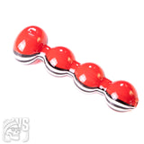 TRIPLE BUBBLE GLASS SPOON PIPE