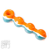 TRIPLE BUBBLE GLASS SPOON PIPE