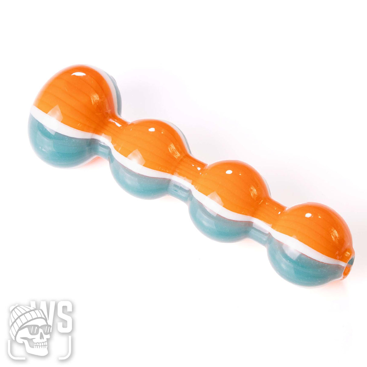 TRIPLE BUBBLE GLASS SPOON PIPE
