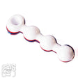 WeSmoke.com TRIPLE BUBBLE GLASS SPOON PIPE Style E Spoon Pipe