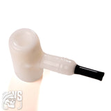CLASSIC GLASS SHERLOCK PIPE WITH FLAT BASE