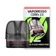 VAPORESSO LUXE SERIES REPLACEMENT PODS LUXE X 0.3ohm Mesh Pod 5ml Vape Pods