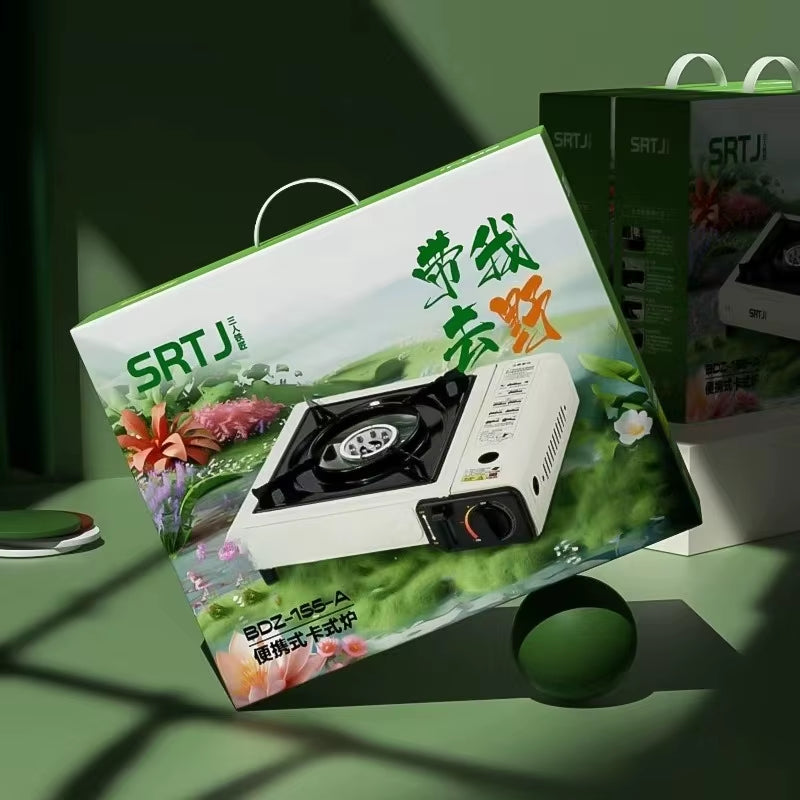 PORTABLE CASSETTE GAS STOVE FOR CAMPING & OUTDOOR COOKING
