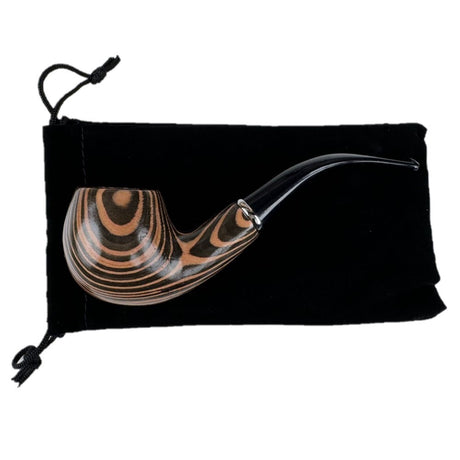 2 Durable Wooden Wood Smoking Pipe Tobacco Cigarettes Cigar Pipes Enchase Gift D