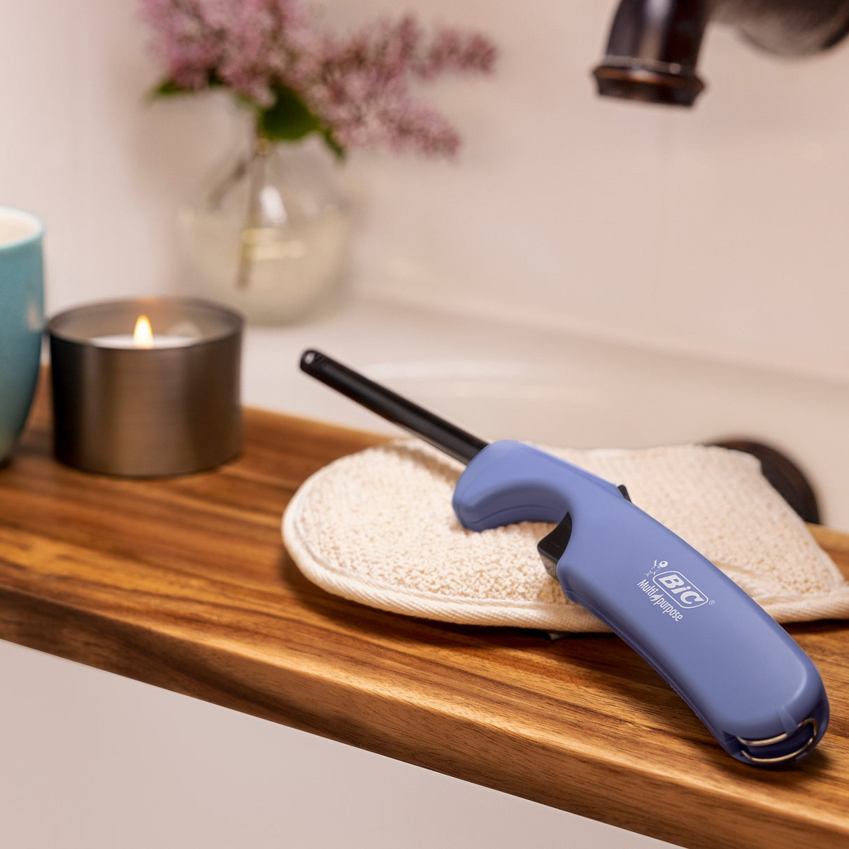 BIC MULTI-PURPOSE CANDLE EDITION LIGHTER – ASSORTED COLORS (4 PACK)