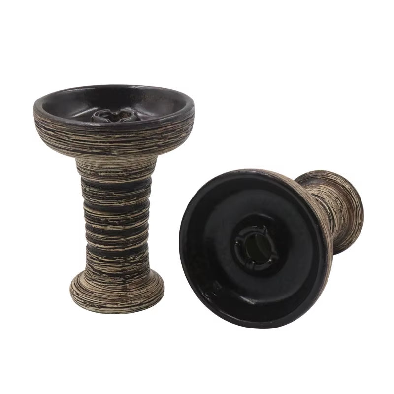 CERAMIC ONE-HOLE SHISHA HOOKAH BOWL NEW DESIGN SHISHA ACCESSORY
