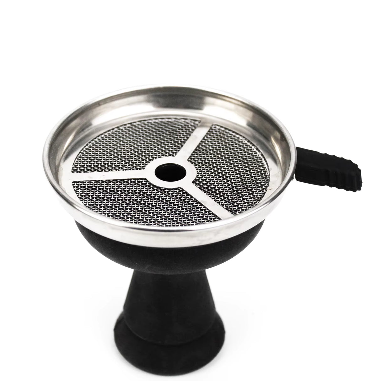 HOOKAH GRID HEAT MANAGEMENT SCREEN GRILL WITH SILICONE HANDLE