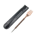 RETRO HOOKAH FORK TOOL WITH TWISTED MACE DESIGN SHISHA ACCESSORY