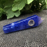 Natural Quartz Smoking Pipe Crystal Point Wand Stone Rock Obelisk Healing 1Pc