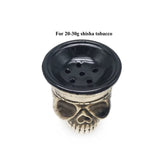 SKULL CERAMIC HOOKAH BOWL SHISHA TOBACCO ACCESSORY