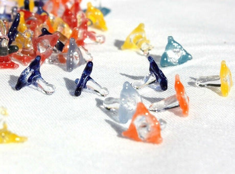 25 JAX Jack Glass Pipe Screen HIGHTEMP PYREX Tempered Mix Color Small-Med SIZE