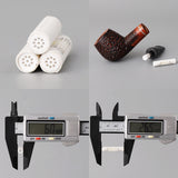 6Mm Activated Carbon Filters for Tobacco Smoking Pipe Ceramic Caps Total 50Pcs