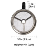 HOOKAH GRID HEAT MANAGEMENT SCREEN GRILL WITH SILICONE HANDLE