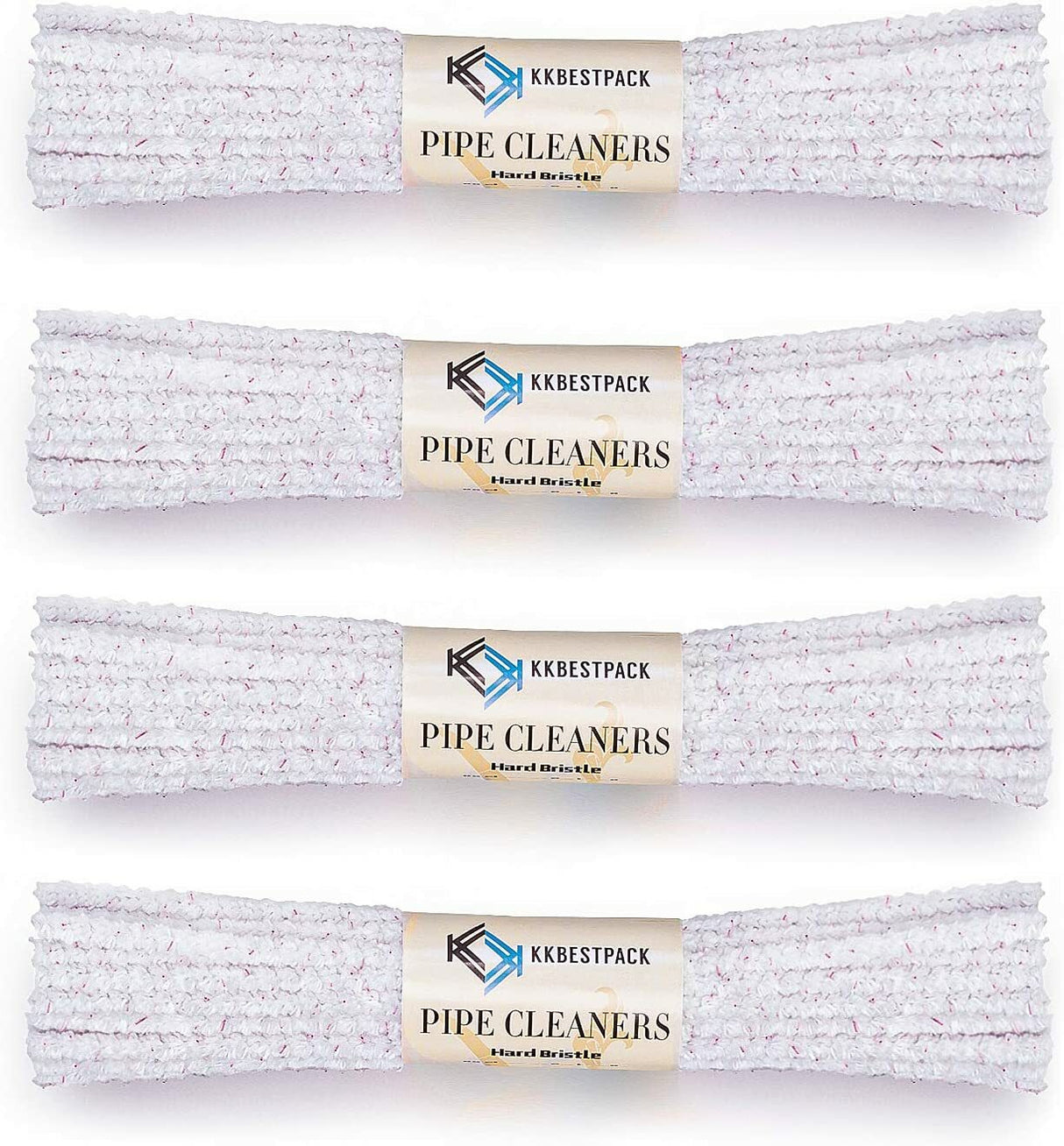 KKBESTPACK Bundles Pipe Cleaners Hard Bristle Value Pack 176 Count(4 X 44 Count)