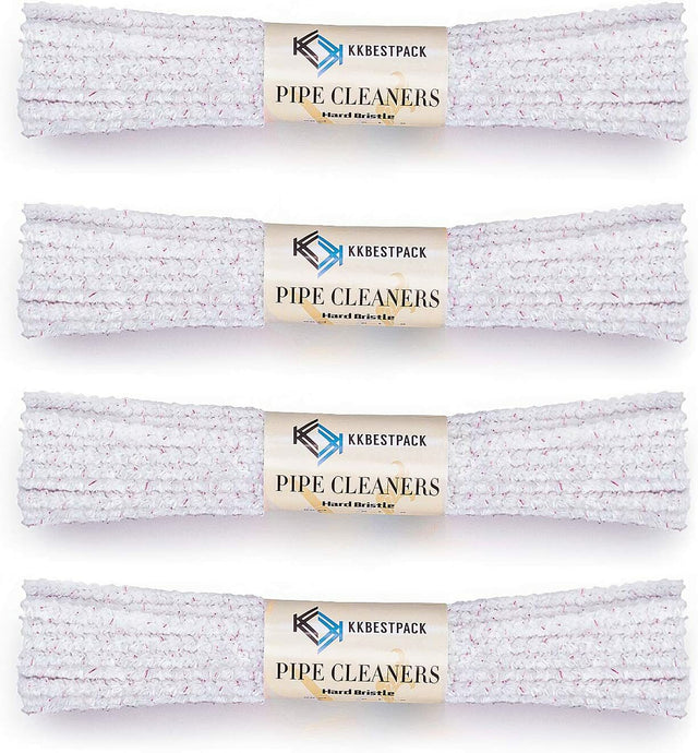 KKBESTPACK Bundles Pipe Cleaners Hard Bristle Value Pack 176 Count(4 X 44 Count)