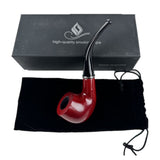 2 Durable Wooden Wood Smoking Pipe Tobacco Cigarettes Cigar Pipes Enchase Gift R