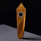 Natural Quartz Smoking Pipe Crystal Point Wand Stone Rock Obelisk Healing 1Pc
