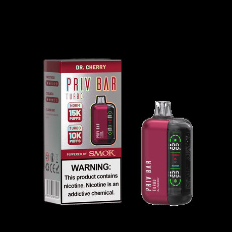 PRIV BAR TURBO DISPOSABLE DEVICE – 15K PUFFS